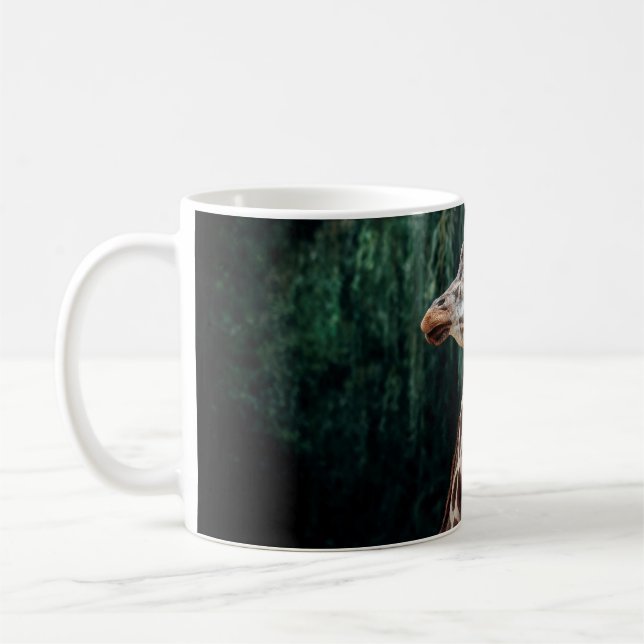 CANECA DE CAFÉ CUTE GIRAFFE PORTRAIT (Esquerda)