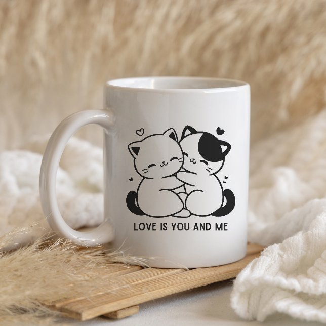 Caneca De Café Cute Heart Mug for Valentine's Day (Criador carregado)