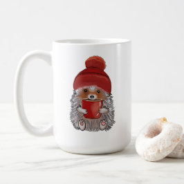 Caneca De Café Cute Hedgehog Mug
