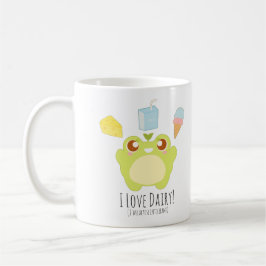 Caneca De Café Cute I Love Dairy Treats Sapo