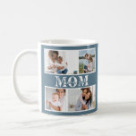 Caneca De Café Cute I LOVE YOU MOM Mother's Day Photo<br><div class="desc">Cute I Love You Mom Mother's Day Photo Coffee Mug features four of your favorite photos with the text "I love you Mom" in modern white typography. Designed by ©Evco Studio www.zazzle.com/store/evcostudio</div>