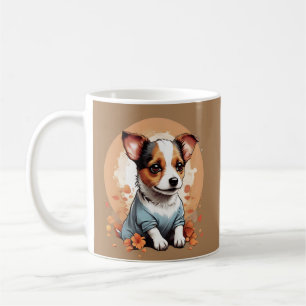 Caneca De Café Cute Jack Russell Puppy