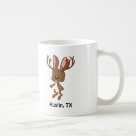 Caneca De Café Cute Jackalope - Austin, Texas