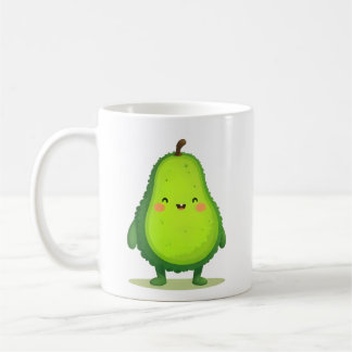 Caneca De Café Cute Kawaii Avocado