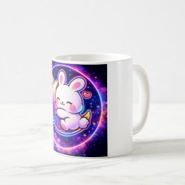 Caneca De Café Cute Kawaii Bunny Galaxy Mug