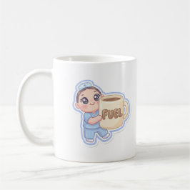Caneca De Café Cute Kawaii Chibi Nurse Giant Coffee Fuel Mug