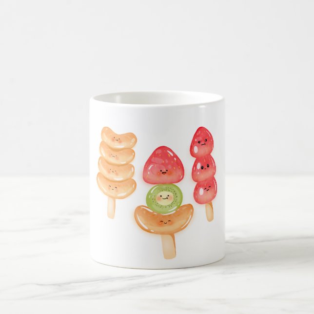 Caneca De Café Cute Kawaii Hand-drawn Tanghulu (Centro)