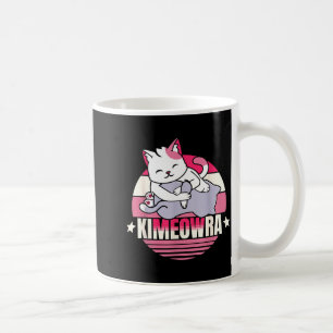 Caneca De Café Cute Kimeowra _ Gato engraçado de Jiu Jitsu Brasil