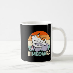 Caneca De Café Cute Kimeowra _ Gato engraçado de Jiu Jitsu Brasil