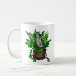 Caneca De Café Cute Kitten em Pote