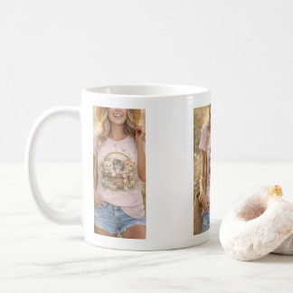 Caneca De Café Cute Kittens Floral Graphic Girls  Mug