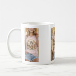 Caneca De Café Cute Kittens Floral Graphic Girls  Mug