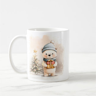 Caneca De Café Cute Little Bear Mug Cozy Winter Gift