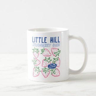 Caneca De Café Cute Little Hill Strawberry Farm Art