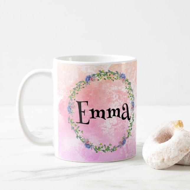 Caneca De Café Cute little unicorn  (Com Donut)