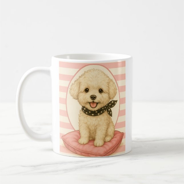 Caneca De Café Cute Maltipoo (Esquerda)