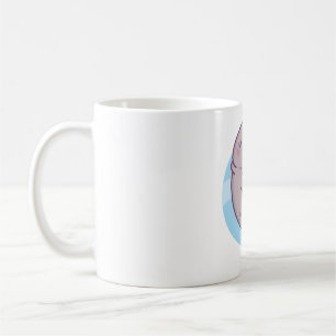 Caneca De Café Cute Manatee ama Bebendo Boba Tea
