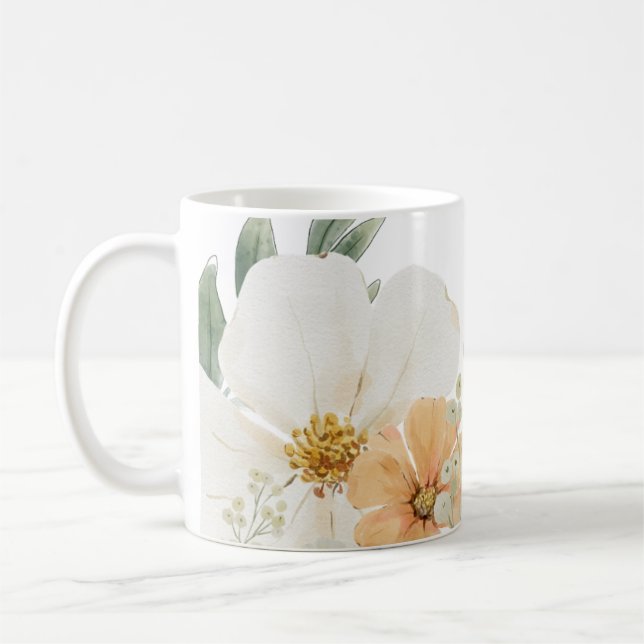 Caneca De Café Cute modern farmhouse Mug teacup (Esquerda)