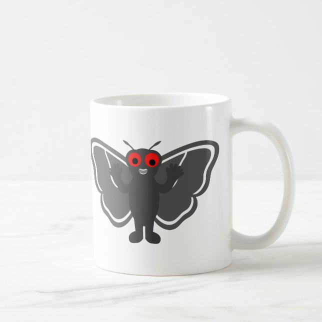 Caneca De Café Cute Mothman (Direita)