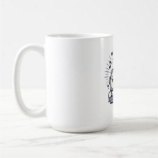 Caneca De Café Cute Music Lover – Fun Cartoon Coffee Mug