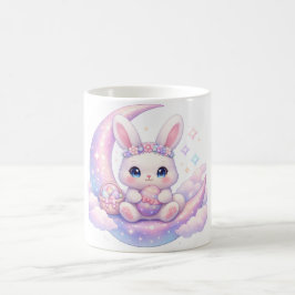 Caneca De Café Cute Pastel Easter Bunny Mug – Moon Aesthetic