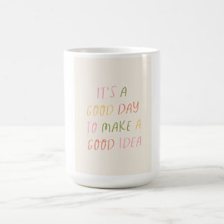 Caneca De Café Cute Pastel Hand Lettering Motivational Quote Art