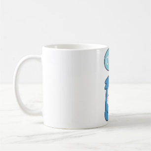 Caneca De Café Cute Penguin Engraçado Diz Floco de Neve
