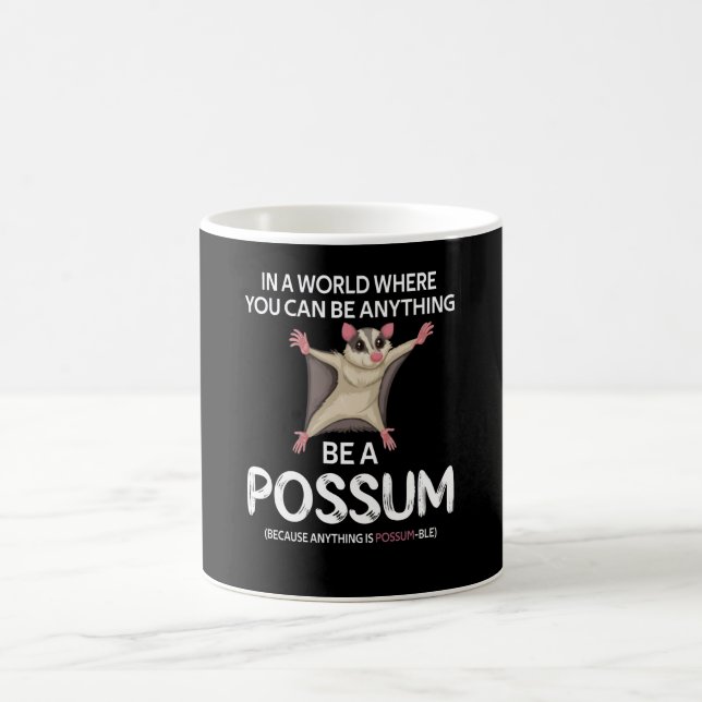 Caneca De Café Cute Possum Girl Ogambm Lover Possum Whisperer (Centro)