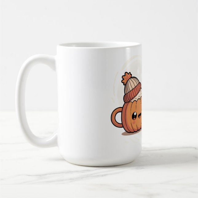 Caneca De Café Cute Pumpkin Couple Mugs (Esquerda)