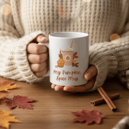 Caneca De Café Cute Pumpkin Spice Mug Autumn Fall Vibes Coffee