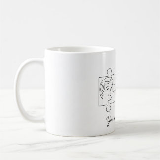 Caneca De Café Cute Puzzle Couple "You Complete Me" Valentine's D