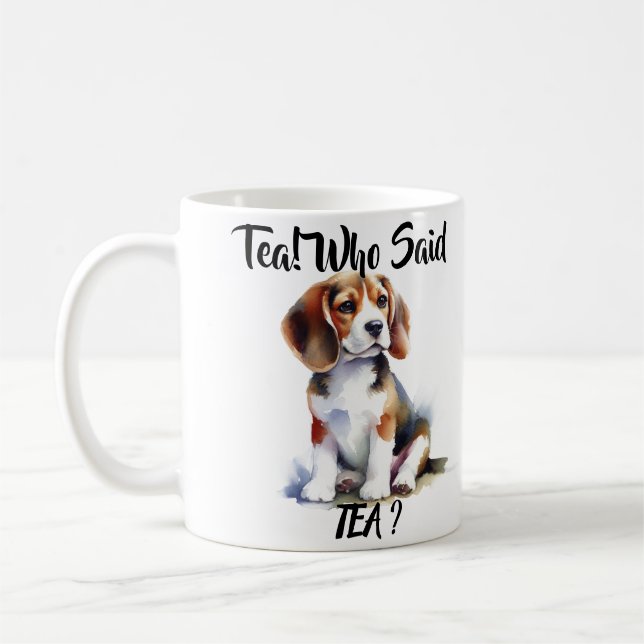 Caneca De Café Cute'' Quem Disse Chá'' Browne Beagle (Esquerda)