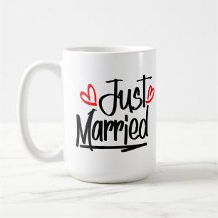 Caneca De Café Cute Recém-Casados Casamento Noiva Recém-Casada SR