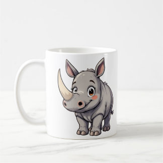 Caneca De Café Cute Rhino