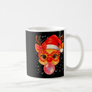 Caneca De Café Cute Rudolph Nariz Vermelho Chiclete Natal Xmas Gi