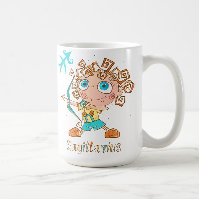 Caneca De Café Cute Sagittarius (Direita)
