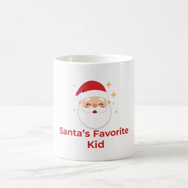 Caneca De Café Cute Santa Christmas Mug for Kids (Centro)