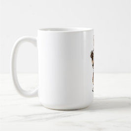 Caneca De Café Cute simple design men cat lover