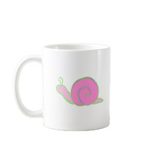 Cute Snail Coffee Mug - Adoro Manhãs Lentas 11 oz