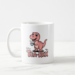 Caneca De Café Cute Tea-Rex Dinossauro Rosa – Beba Feliz!