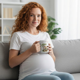 Caneca De Café Cute Teddy Bear Reading Book Next Chapter Mom Gift