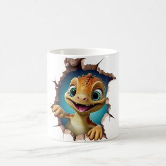 Caneca De Café Cute Tiger with Bandana Kids Birthday Invitation