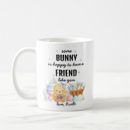 Caneca De Café Cute Watercolor Some Bunny Friendship Easter Gift