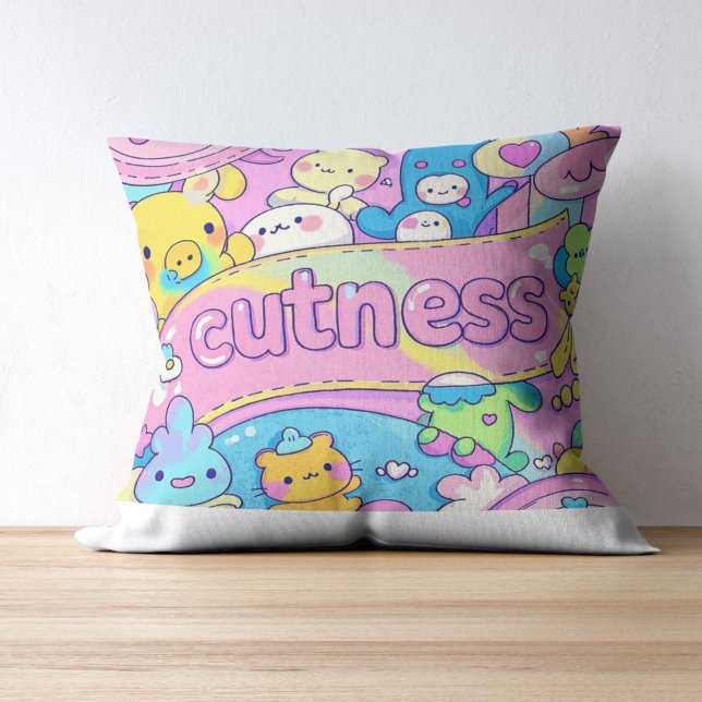 Caneca De Café Cuteness Overload ، Kawaii Cartoon Amigos" (Criador carregado)