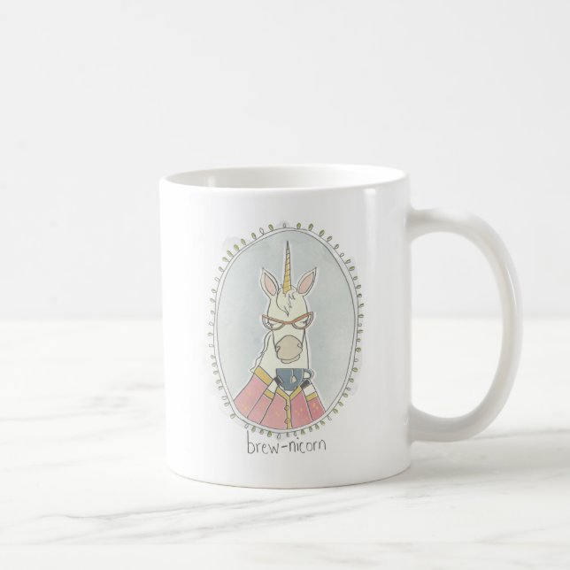 Caneca De Café Cutie cafeinado | Brew Unicorn (Direita)