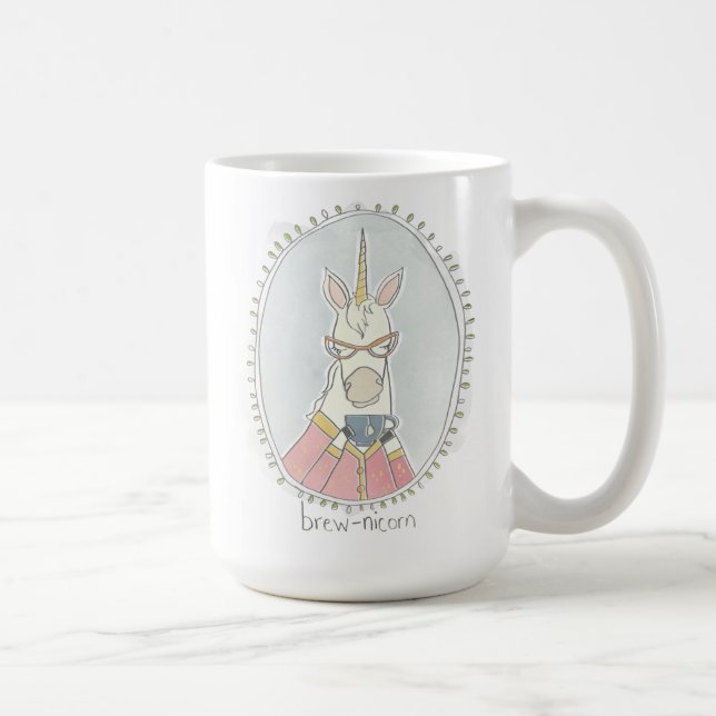 Caneca De Café Cutie cafeinado | Brew Unicorn (Direita)
