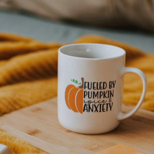 Caneca De Café Cuz Engraçado Sazonal Queda Pumpkin Spice Café