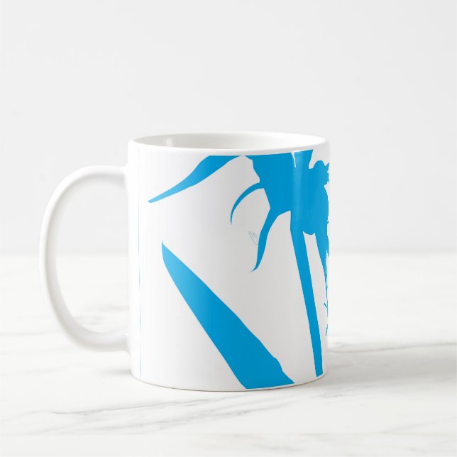 Caneca De Café CYAN - Tazon con Flor del paraíso en calipso (Esquerda)