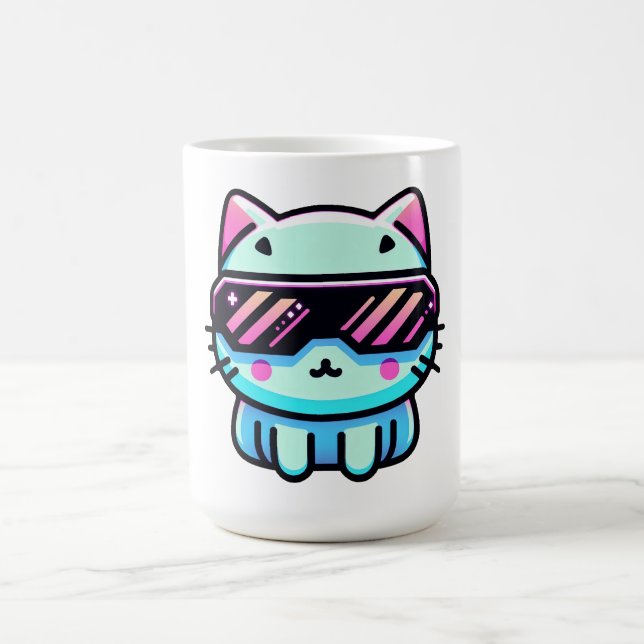 Caneca De Café Cyber Cat (Centro)
