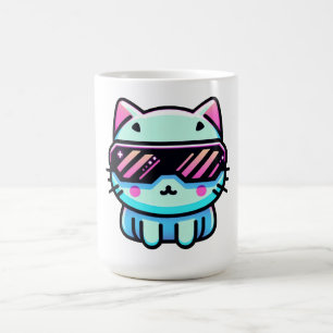 Caneca De Café Cyber Cat